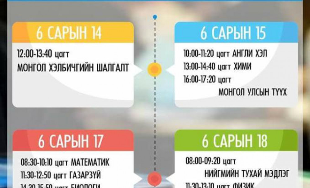 Элсэлтийн ерөнхий шалгалт Монгол бичгийн сорилоор эхэллээ